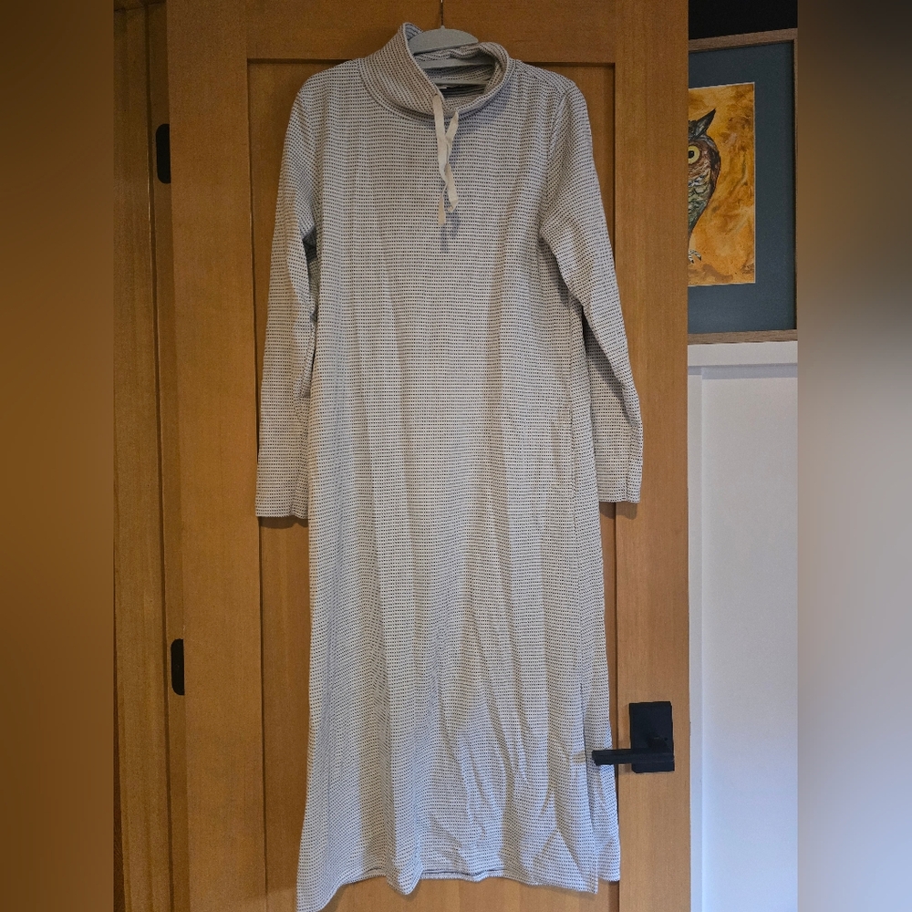 Loft Brand Striped Long Sleeve Tunic Dress
